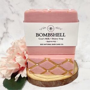 Bombshell Pink Goat's Milk & Honey Soap